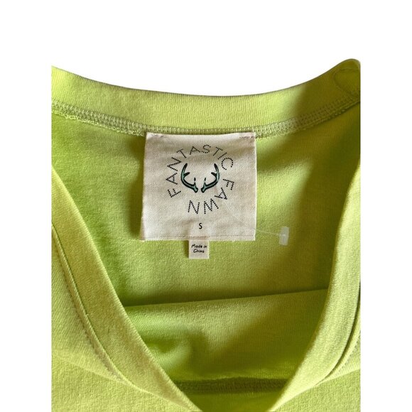 Fantastic Fawn Women's Lime Green & Colorful Sleeves - Picture 4 of 6